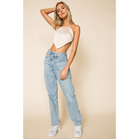 superdown Ivy Halter Top in Champagne Medium New NWOT - Picture 12 of 12